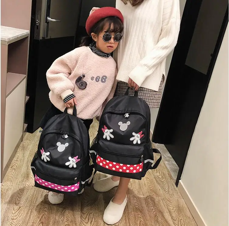 Mickey bolsa de Ombro Da Lona Estudante