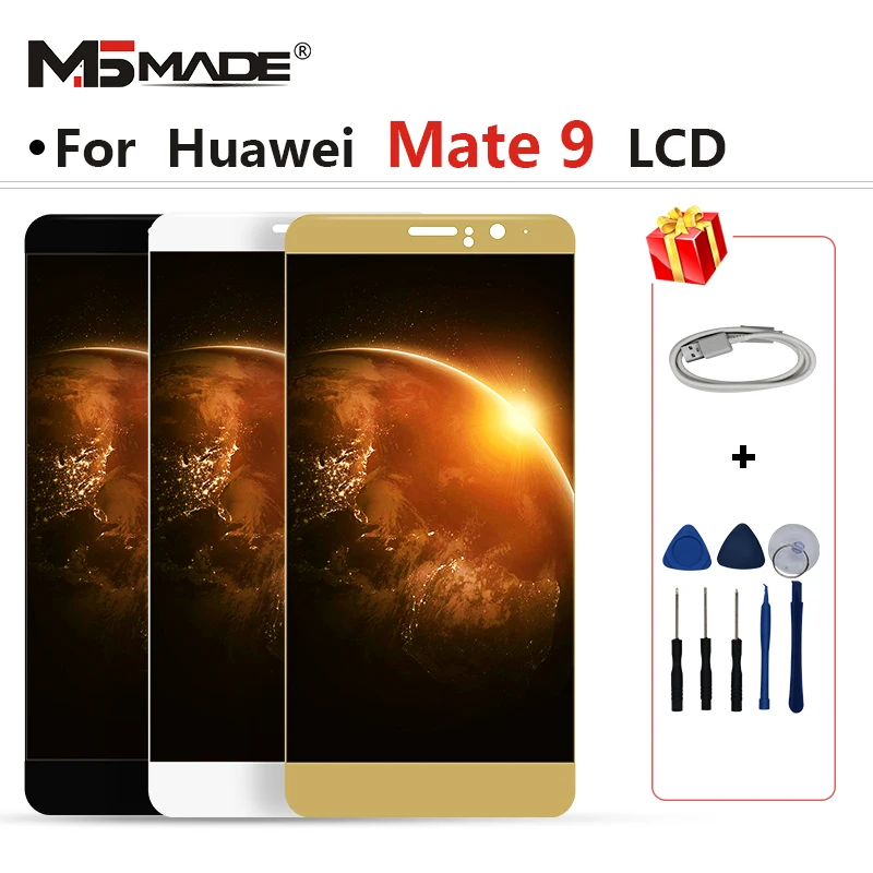 

For Mate Serise LCDs Huawei Mate 9 MHA-L09 MHA-L29 LCD Display Touch Screen Digitizer Replacement Assembly Parts With Frame
