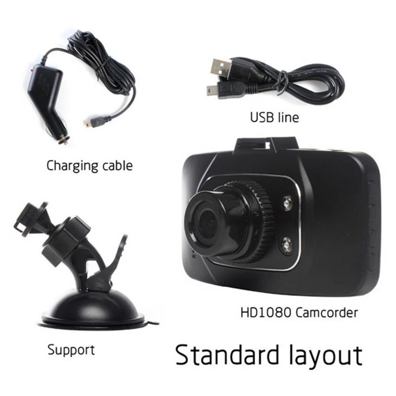 Видеорегистратор Novatek Full HD 1080P 2 7 дюйма с ЖК дисплеем|dash cam|car dvr video recordercar dashboard cameras |