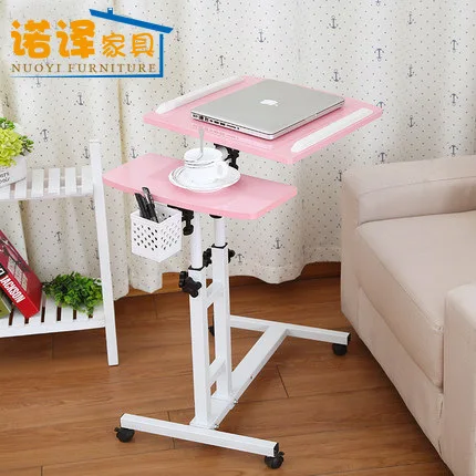 LK363 عالية الجودة للطي المعادن حامل كمبيوتر محمول ارتفاع فري ليفت طاولة كمبيوتر محمول ل أريكة تتحول لسرير مكتب المتداول الكمبيوتر صينية جلوس