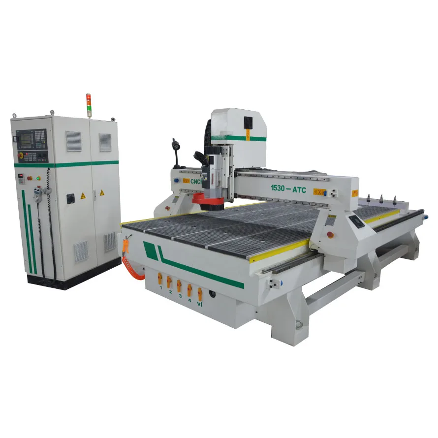 Robotec 3D ATC Cnc Router , Servo System Cnc Router Machine with Big