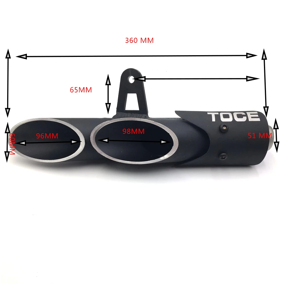 

Free shipping Motorcycle exhaust TOCE exhaust pipe escape moto muffler for motorcycle FOR R6 2006-2016 z900 zx6r cbr500