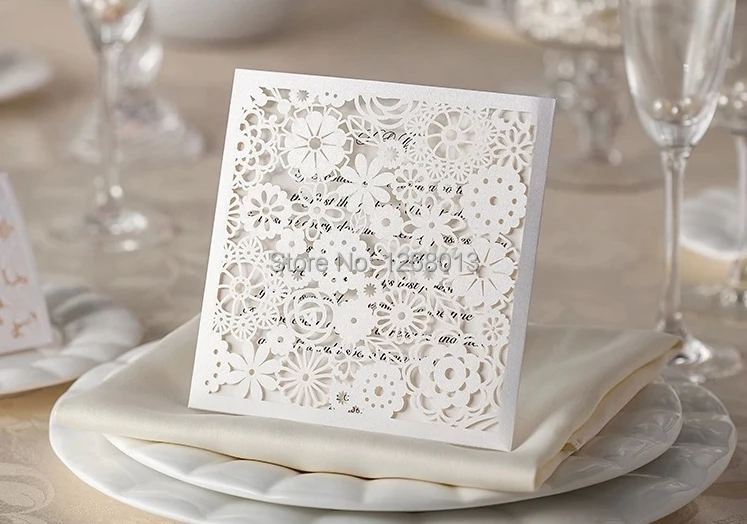 Wishmade Wedding Invitation CARDS,WM204,Set of 25,free printing,free