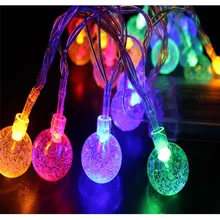 Открытый струнные огни вечерние Патио Вечеринка Двор Сад Свадьба 20 солнечных батаресветодиодный светодиодные лампы Декор лампы струнные огни набор 40JA14