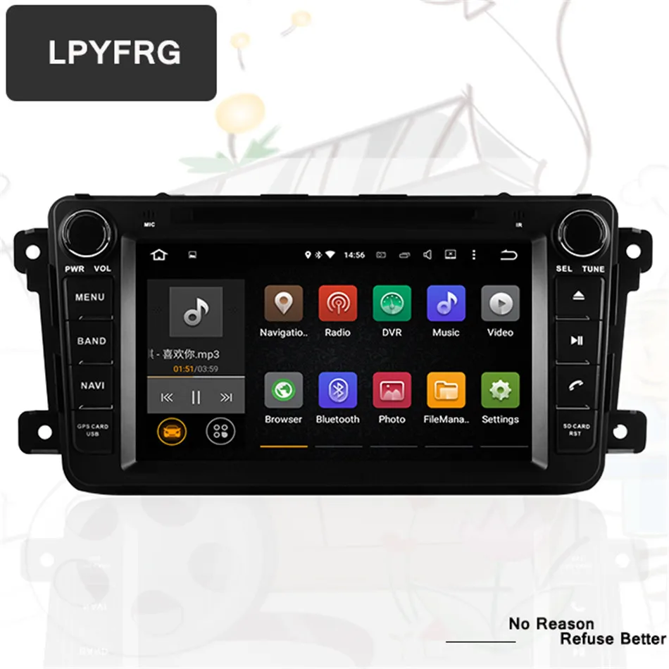 

1080P 8" Octa Core Android 9.0 Car DVD GPS For Mazda CX-9 CX9 2007-2017 Stereo Radio Video Player Audio Car PC navigation system