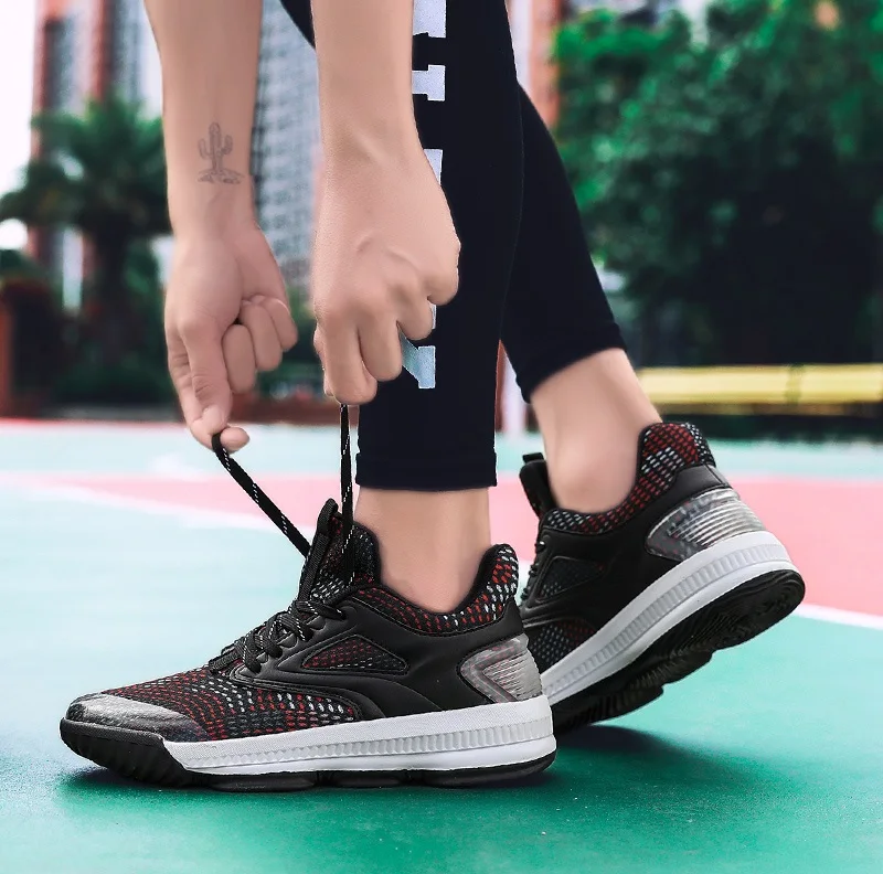 2019 новые уличные теннисные кроссовки качественные Zapatos мужские сетчатая повседневная обувь баскетбольные кроссовки zapatos hombre Кроссовки