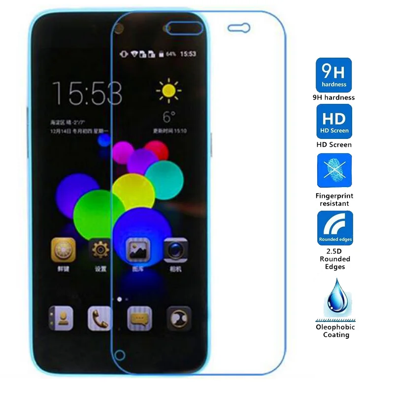 2.5D с уровнем твердости 9 H закаленное Стекло для zte лезвие A1 C880A C880U C880S C880 5 0