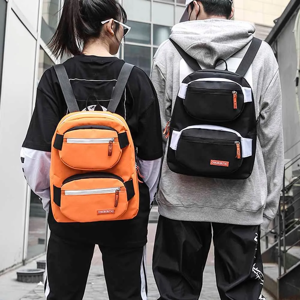 

Fashion Unisex Casual Backpack Student Bag High Quality Large Capacity Backpack Shoulder Bag For Teenagers Travel Backpack#