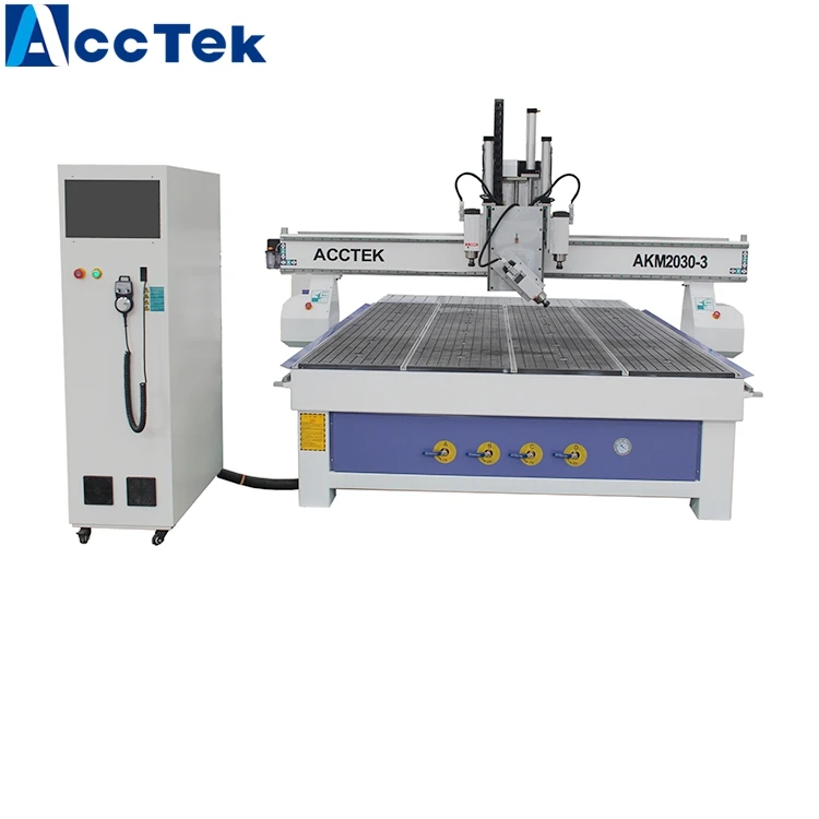 Hot sale Acctek multi spindles cnc machine AKM2030 3H /multi head