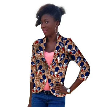 

African Print Suit Jacket Africa Festive Ladies Long Sleeve Tailored Blazers Jacket For Party Cutomize Africa Women Clothing