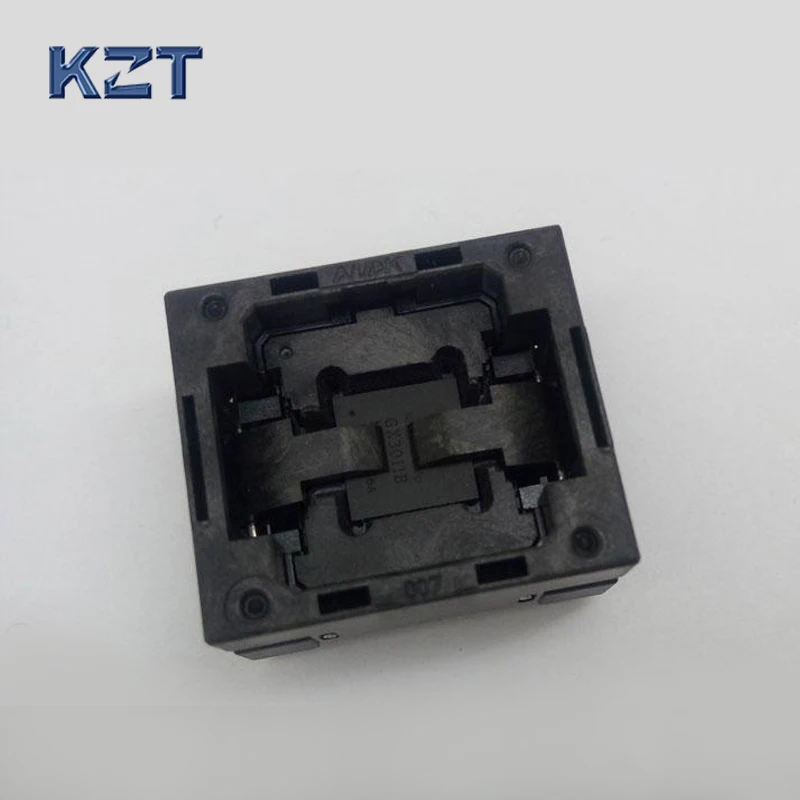 

BGA144-0.8 OPEN TOP Burn in socket pin pitch 0.8mm IC size 6*11mm BGA144(10*10)-0.8 for GX3011B BGA144 VFBGA144 burn in socket