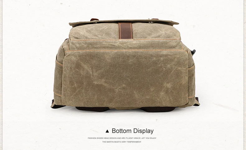 Bottom Display of Waterproof Camera Backpack