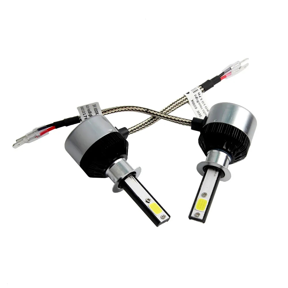 H1 72W 8000LM LED Headlight Conversion Kit Car Beam Bulb Driving Lamp 6500K (3)