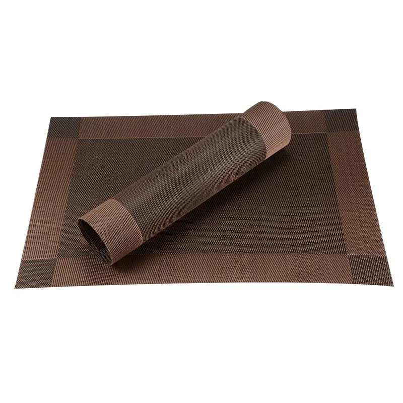 Hot Sales PVC Placemat for Table Mat Pad Drink Wine Coasters 14