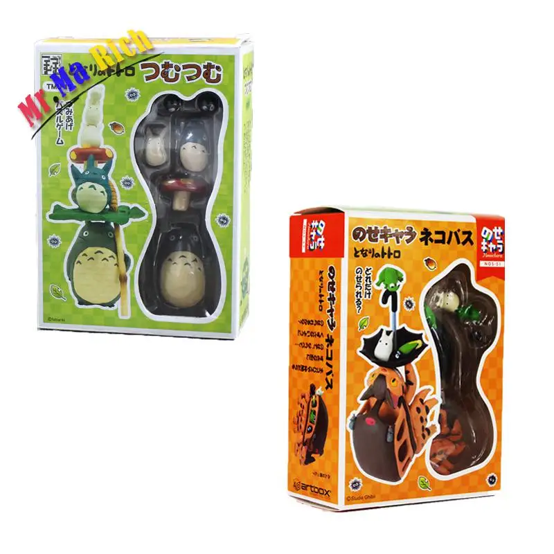 Il Mio Vicino Totoro фигурка игрушка Chibi Кот автобус Catbus сказочная пыль Ombrello Miyazaki Hayao Mini