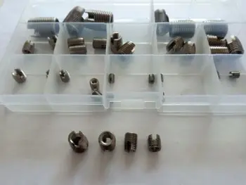 

36pcs M2-M12 Stainless Steel Self-tapping Thread Sleeves Screws Threaded Nuts