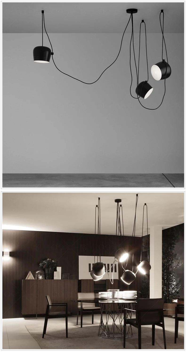 Подвесной светильник в стиле лофт, современный скандинавский стиль, для гостиной, ресторана, кафе, клуба, спальни, бара, зала, подвесной светильник