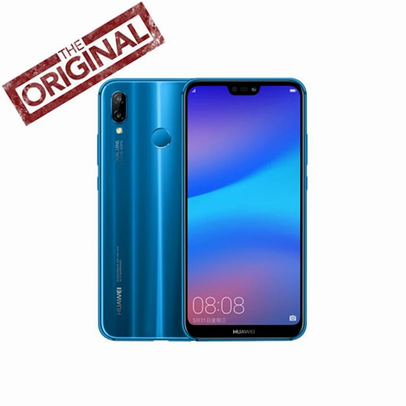Оригинальный смартфон Nova 4e 4G ram 64G rom Face ID Octa Core 5 84 дюймов 3000 мАч 2280*1080P отпечаток