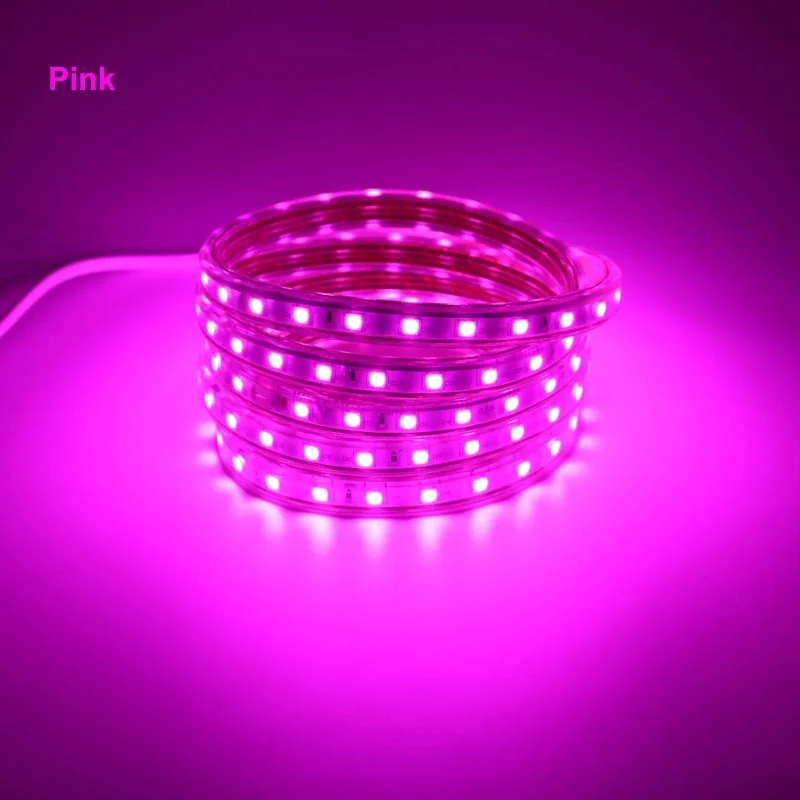 220v 5050 3chip strip pink-