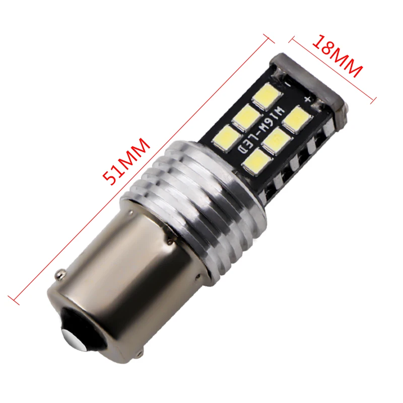 1 шт. высокое качество 1156 BA15S P21W 15 SMD 2835 Canbus светодиодный авто лампы индикатор поворота светильник s парковочный светильник DC 12 В белая лампа