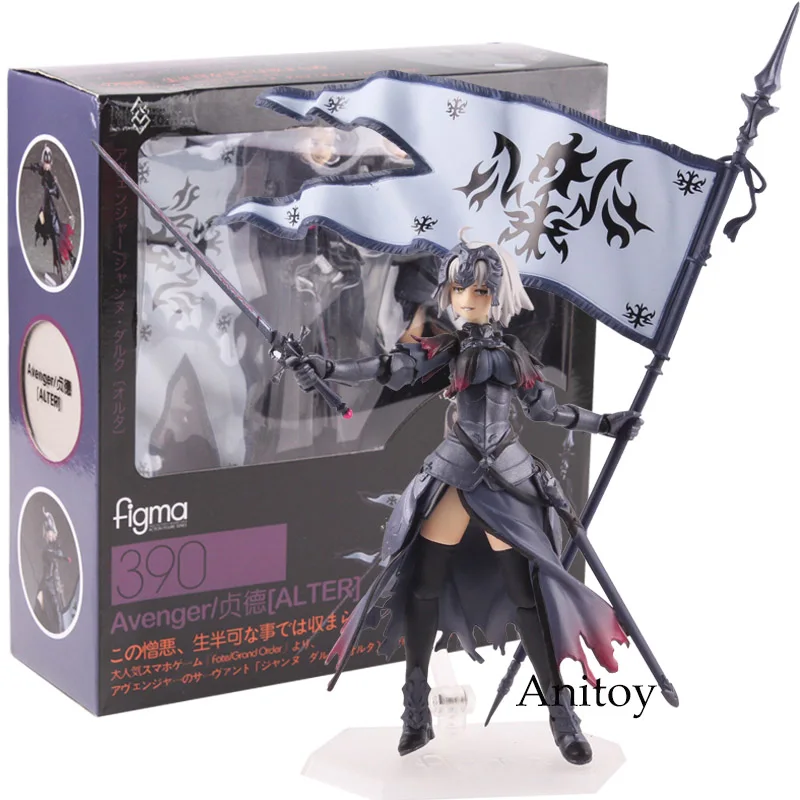 

Fate/Grand Order FGO Jeanne D'Arc Avenger Alter Figma 390 PVC Fate Action Figure Collectible Model Toy 14cm