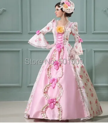 ladies long medieval dress Renaissance gown Sissi princess period Costume Victorian dress Belle Ball