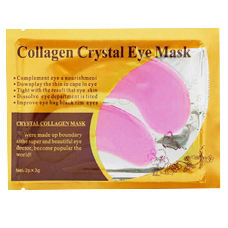 

2Pcs (1Pair) Red Eye Mask Crystal Gel Red Mask Antipufiness Ageless Moisturizing Eye Patch for The Eyes Dark Circles Remove