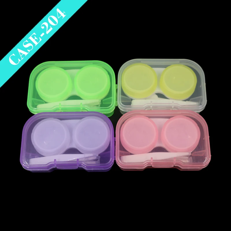 Free Shipping 10 Pieces/Lot Small Lenses Case Container Eyeglasses
