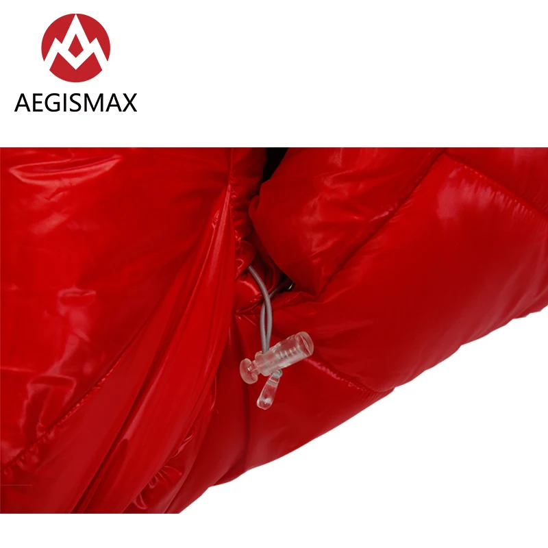 AEGISMAX AEGIS C500/C700 Сверхлегкий Пеший Туризм Кемпинг Мумия 90% спальный мешок на белом утином пуху, спальный мешок для зимние Демисезонный 216*82 см