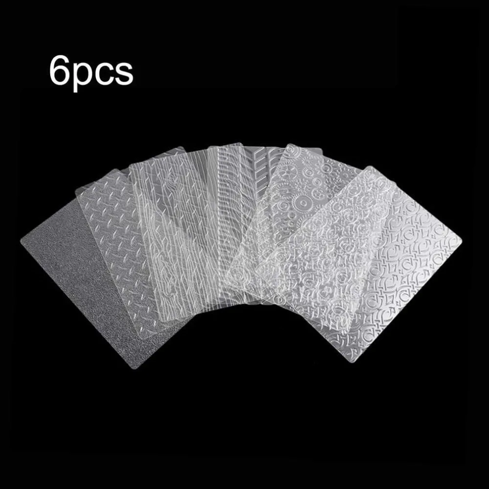 

6pcs Texture Sheet Set Tyre Texture Mat Cake Mould for Sugar Craft Decoration Cookie Cupcake Fondant Baking Tools