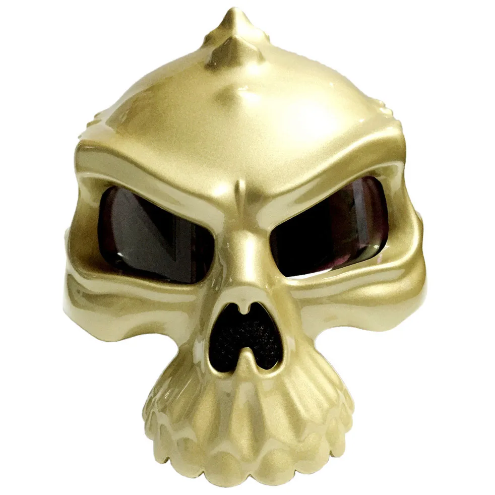 

Skull Motorcycle Helmet Half Face Helmet Motorbike Capacetes Casco Retro Casque+Motorcycle Helmet