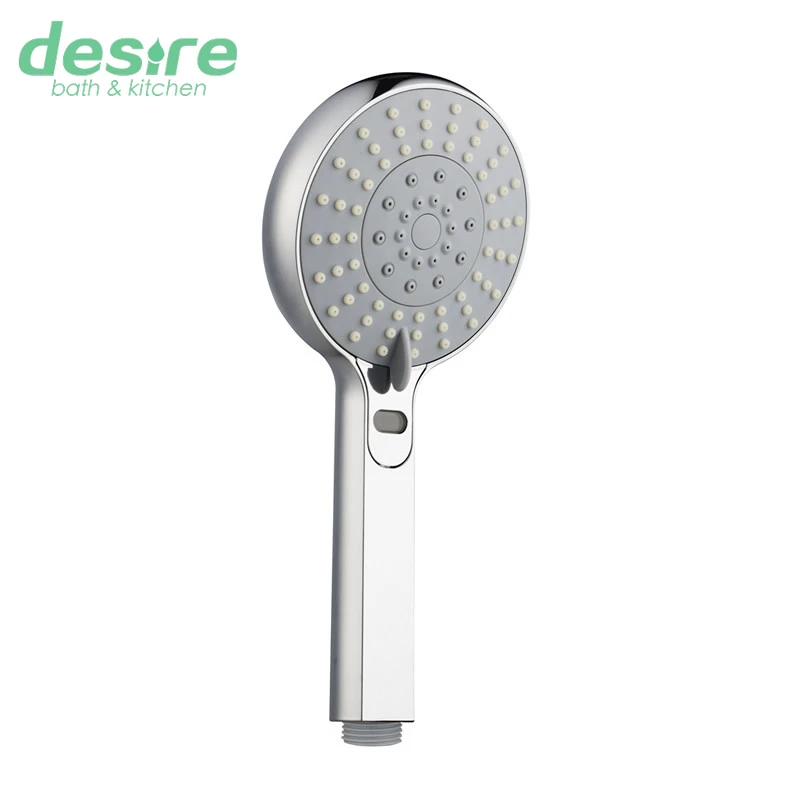5 Functions Bath Faucet LCD Hand Shower Temperature Display Shower Head