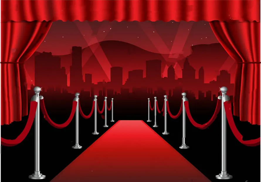 Red Carpet Zoom Background