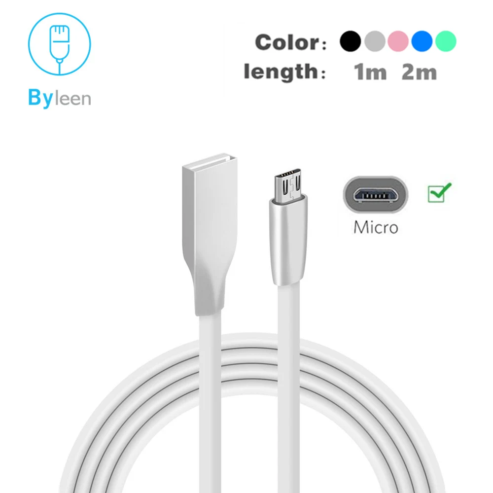 

Zinc Alloy 1M 2M Long 5Pin Micro USB Charge Cable for Samsung Galaxy Tab S2 8.0 SM-T719 S7 S6 E7 E5 A7 A5 2016 Note 7 6 5 Cablo