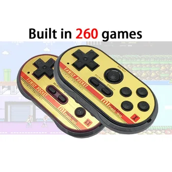 

8-bit handheld MINI double classic game machine Mini TV handheld electronic game console rechargeable 260 games buit in