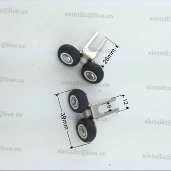 

Free Shipping 8pcs cabinet sliding door window upper roller wheel 39mm wardrobe sliding door upper wheel