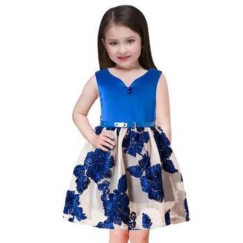 

2018 Summer Kids Girls Party Dress Baby Teen Christmas Dress New High-grade Design Children Princess New Year Dress