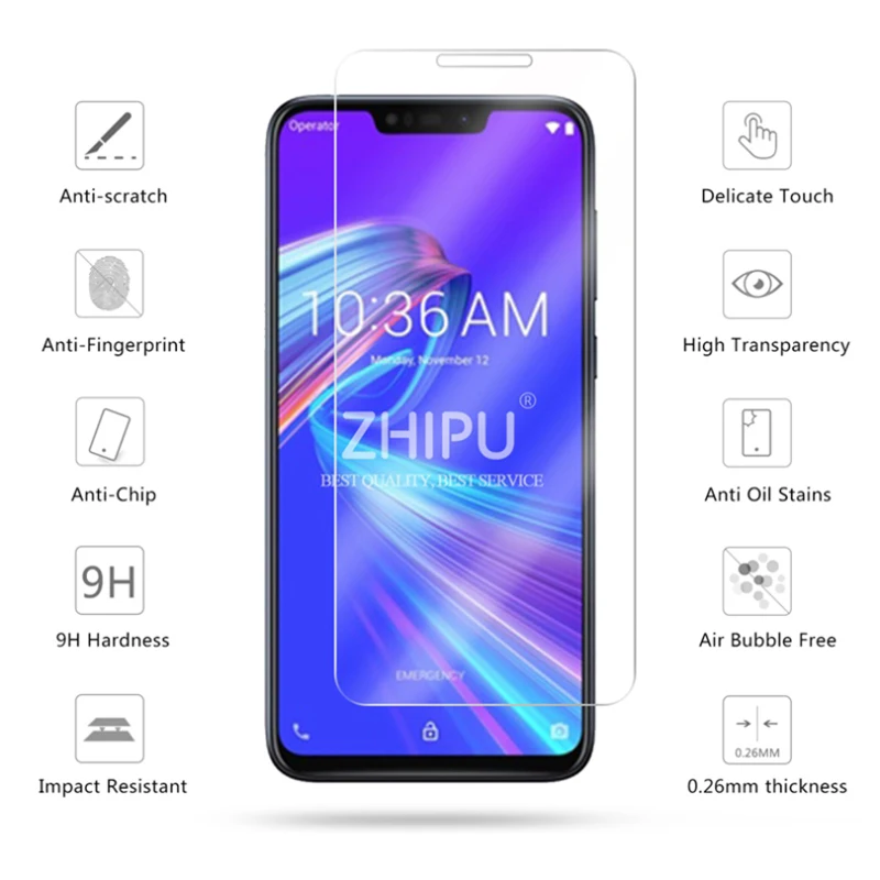 Закаленное стекло для Asus Zenfone Max M2 ZB633KL Защитное экрана 2.5D 9 H закаленное Pro