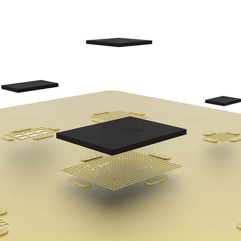 

QIANLI IOS Golden 3D BGA Reballing Stencils NAND Baseband IC/CPU A8 A9 A10 A11 3D Steel Mesh for iPhone 6 6S 6P 7 7P 8P