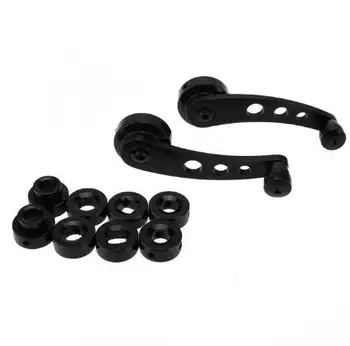 

2 Pieces Aluminum Alloy Universal Car Window Handle Winder Riser Replacement Winder Crank Riser Kit Universal