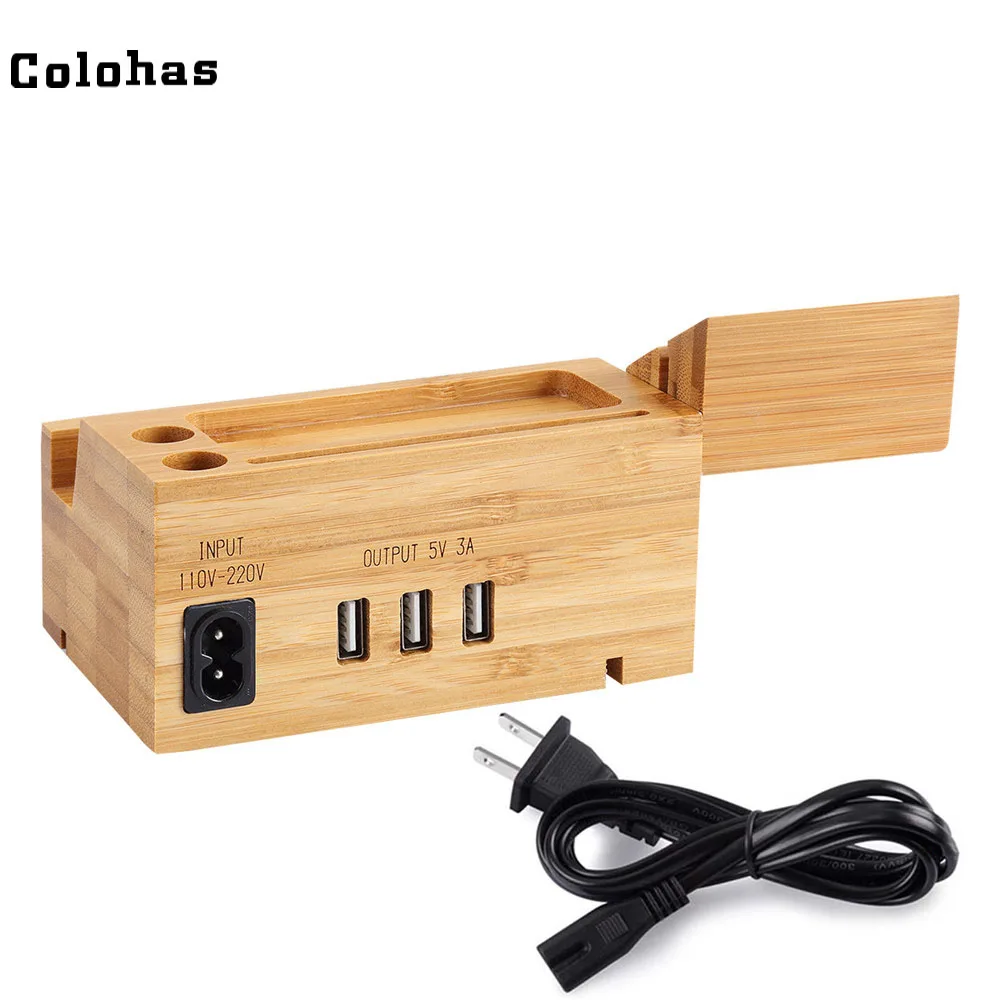 Colohas Eu Us Uk Plug 3 Ports 5v 3a Usb Hub Power Charging
