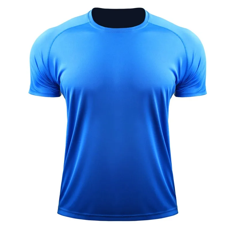 Быстросохнущая компрессионная спортивная рубашка для мужчин для бега фитнес футболка облегающая футболка футбол баскетбол Джерси Спортивная одежда для тренажерного зала спортивные топы