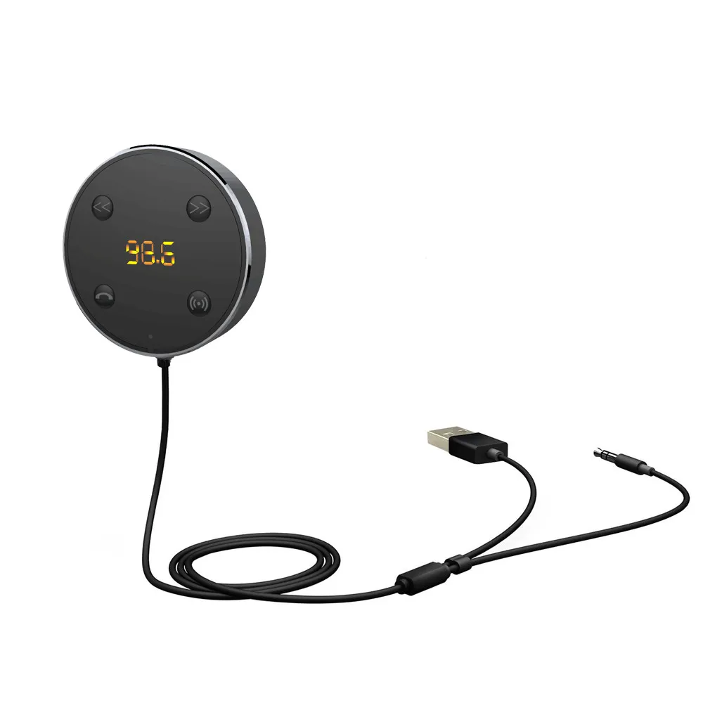 2 в 1 JRFC02 Bluetooth fm передатчик AUX аудио приемник Hands Free 3 5 мм двойное USB зарядное