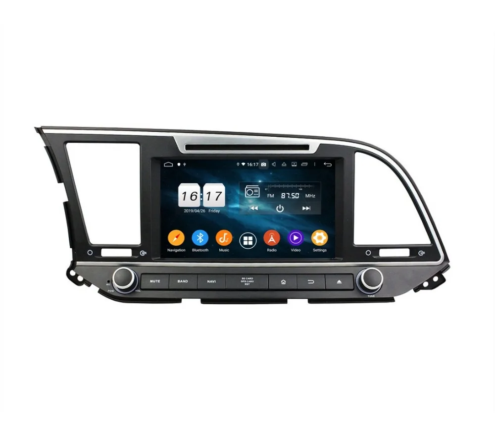 Perfect DSP 4GB+32GB Octa Core Android 9.0 Car Radio dvd Player for Hyundai Elantra 2016 GPS Navigation Bluetooth 4.2 WIFI DVR OBD 3