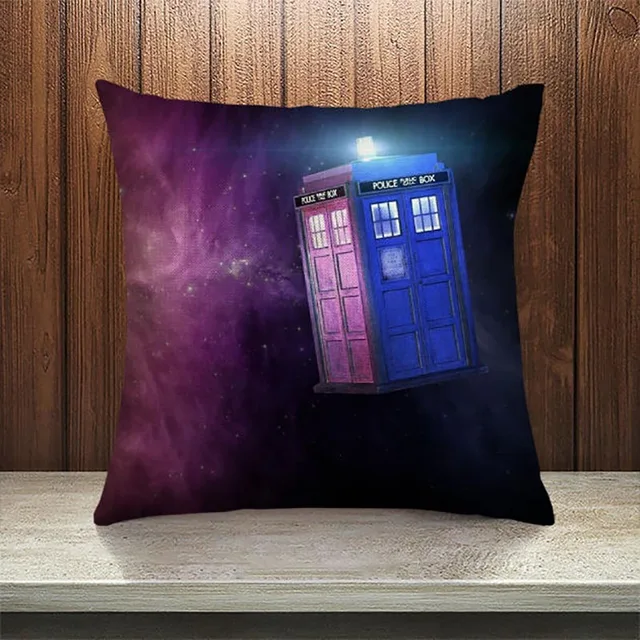 Us 3 51 20 Off Decoruhome Doctor Who Hot Pillow Case Cushion Pillow Sofa Bedroom Home Decorative Throw Pillow Sequin Cushion Cover For You In
