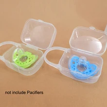 2 шт портативная коробка для соски, контейнер для соски, прозрачный держатель для соски, чехол для соски, пластиковая коробка для путешествий