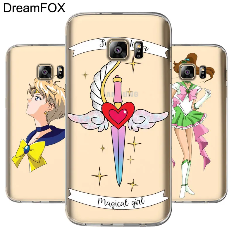 

DREAMFOX L084 Sailor Moon Soft TPU Silicone Case Cover For Samsung Galaxy Note S 6 7 8 9 10 10e Lite Edge Plus Grand Prime