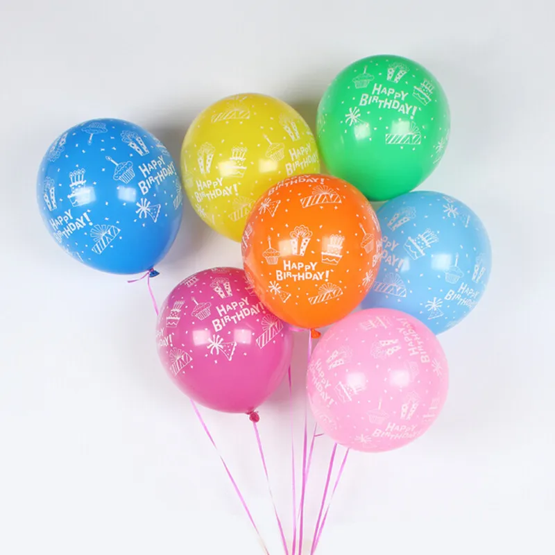 10 шт. 12 дюймовые латексные надувные шары|baloon happy birthday|baloon partybaloons birthday |
