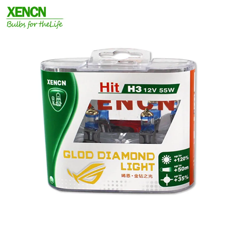 

XENCN H7 H4 H3 H1 12V 4300k Gold Diamond Replacement Car Headlight Auto fog lamp