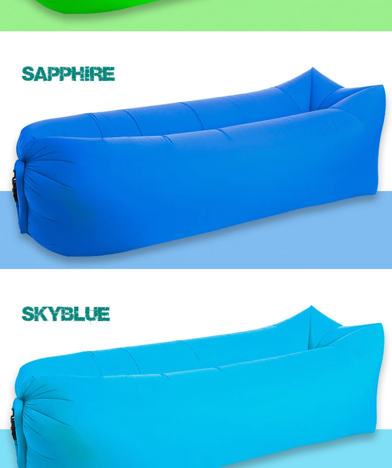 Ультра легкий спальный мешок на воздухе спальный мешок шезлонг Laybag ленивый мешок воздушный диван для отдыха надувной воздушный стул кемпинг спальный мешок